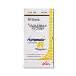 HUMINSULIN R 40 IU 10 ML
