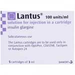 LANTUS 100IU CARTRIDGE 3 ML
